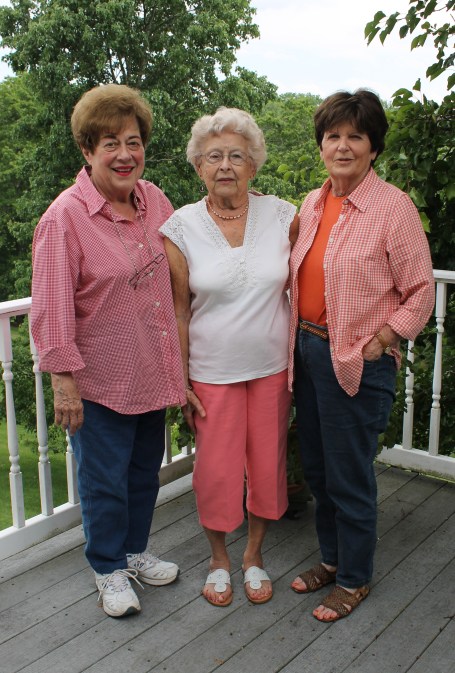 Rita Woodruff, Una Lindh and Frances Huber